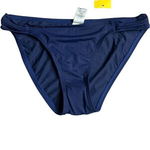 LOLE bottom bathing suit . Women medium. Pleats  , metal logo , NWT , older tags